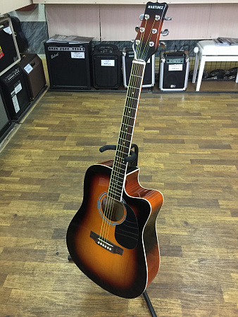 Электроакустическая гитара Martinez FAW-702CEQ/VS