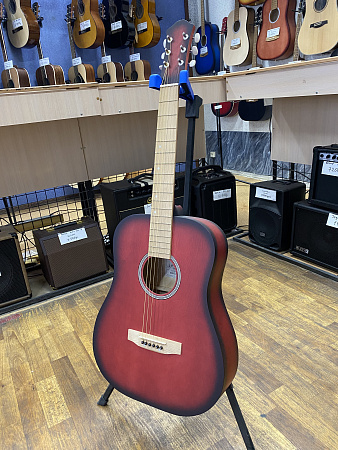 Акустическая гитара Амистар М-513-RD с широким грифом