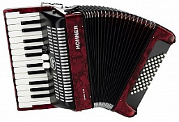 Аккордеон трехголосный с готовым аккомпанементом Hohner  BRAVO III 120 в музыкальном интернет-магазине Маэстро. Цена 106 800 руб.