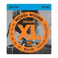 Струны D`Addario EXL110 Nickel Wound, Regular Light, 10-46