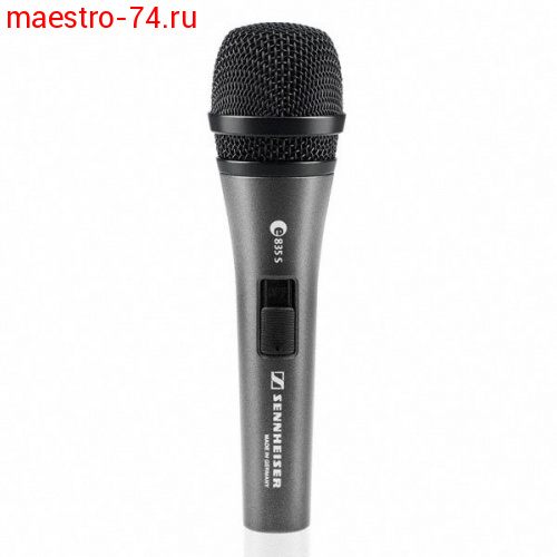 Микрофон динамический, с выключателем, Sennheiser 004514 E835-S