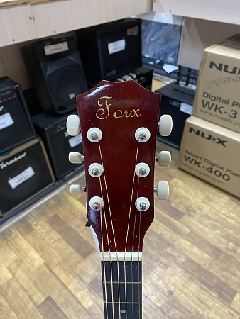 Акустическая гитара Foix FFG-2039SB с чехлом санберст, с вырезом