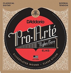 Струны для классической гитары нейлоновые Normal D`Addario EJ45 PRO ARTE в музыкальном интернет-магазине Маэстро. Цена 1 500 руб.