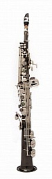 JP043BS Саксофон сопрано Bb, прямой, черный, посеребренные клапаны, John Packer в музыкальном интернет-магазине Маэстро. Цена 32 490 руб.