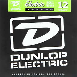 DEN1254 Комплект струн для электрогитары, никелированные, Heavy, 12-54, Dunlop в музыкальном интернет-магазине Маэстро. Цена 940 руб.