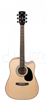 Электро-акустическая гитара, с вырезом, AD880CE-NAT Standard Series Cort