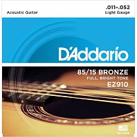 Струны для акустической гитары D`Addario EZ910