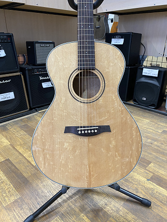 Трансакустическая гитара цвет натуральный с чехлом, Parkwood S23-GT