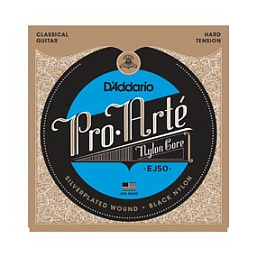 Струны D`Addario EJ50 Pro-Arte Black Nylon, Hard Tension в музыкальном интернет-магазине Маэстро. Цена 1 450 руб.