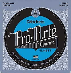 Комплект струн для классической гитары D'Addario EJ46TT ProArte DynaCore , титан, сильное натяжение в музыкальном интернет-магазине Маэстро. Цена 1 150 руб.