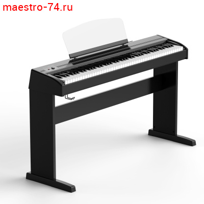 Цифровое пианино, черное, со стойкой (2 коробки) Orla Stage-Starter-Black-Satin